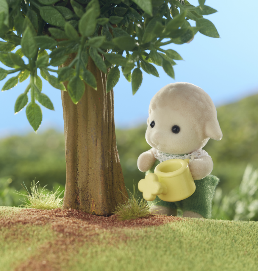 SylvanianFamilies|Sheep Baby Doll "Emma Dale"