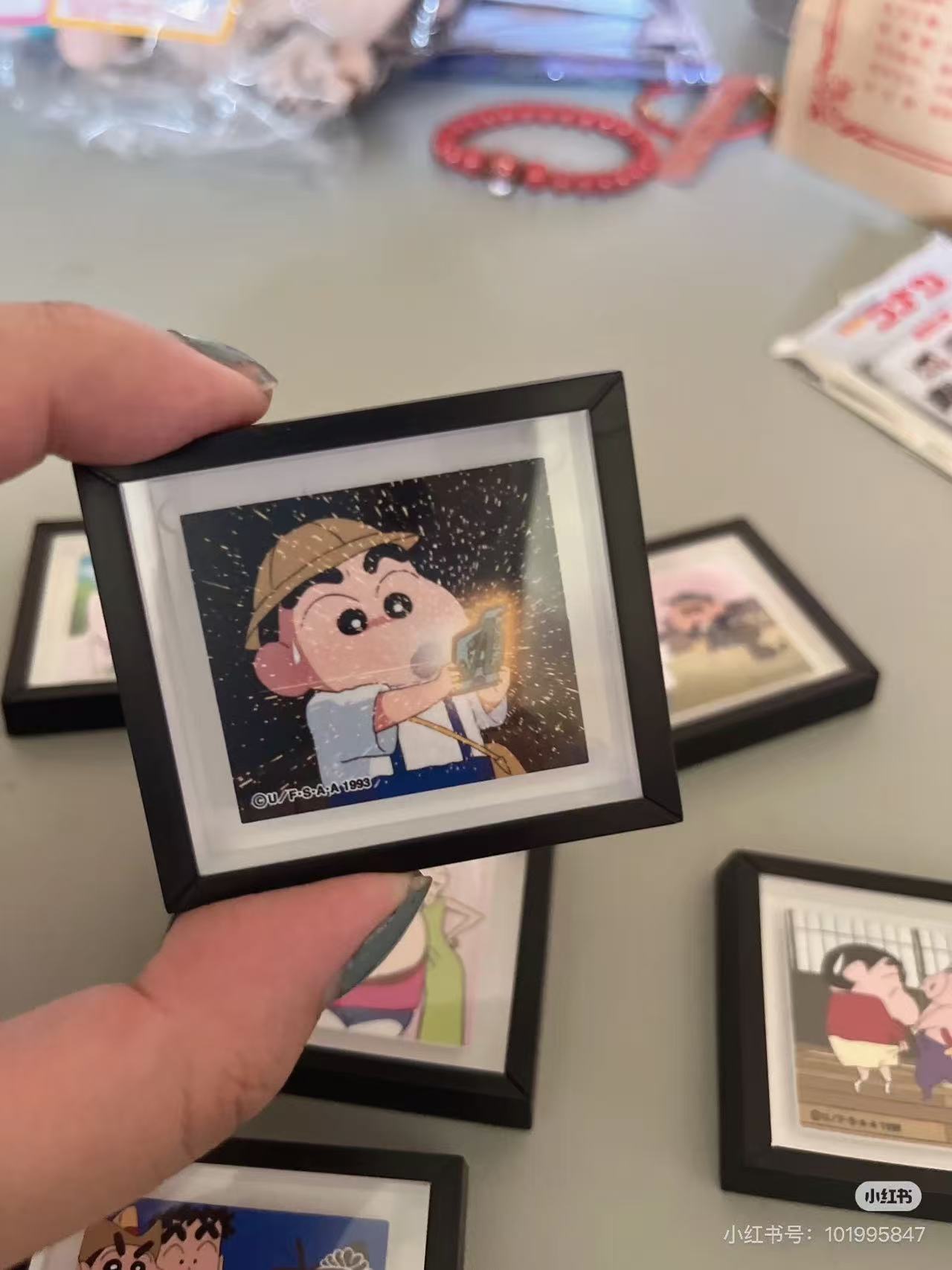 Crayon shin-chan|Frame Magnet Collection mystery bag/blind box/All 6 types|1pcs