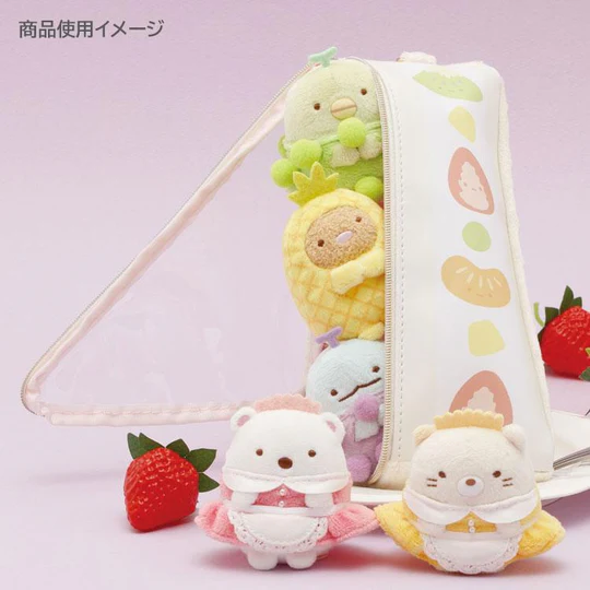 Sumikko gurashi|Fruit Parlor Fruit Sandwich Style Sumicolle Pouch|150×135×75mm approx.