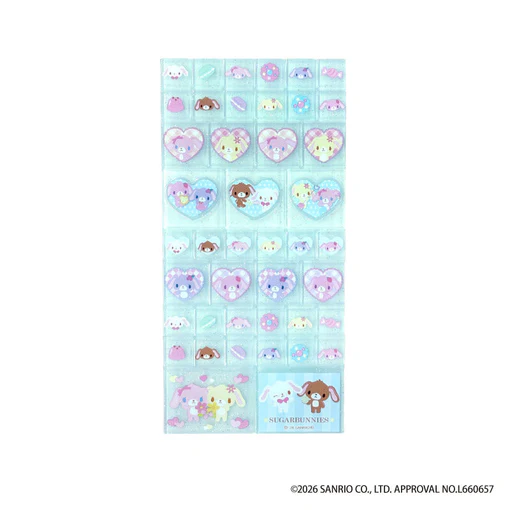 Sanrio|Sugarbunnies Tile Stickers|H122 x W60 x D4mm approx.