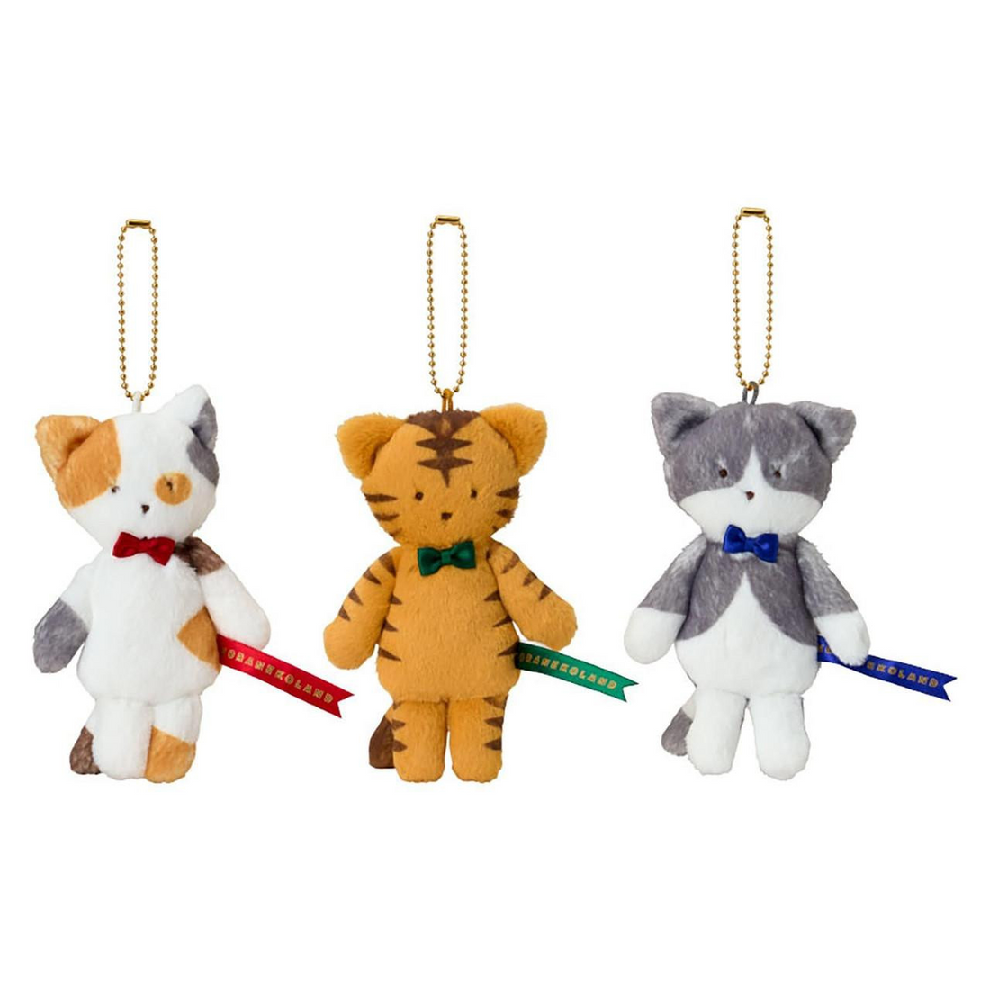 Sanrio|Cat Club Noraneko Land Mascot Holder /Plush Keychain| 20.2 x 17.3 x 5.4cm approx.