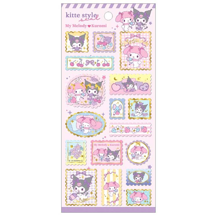 Sanrio|Gold Foil Washi Sticker|200×95×1mm approx.