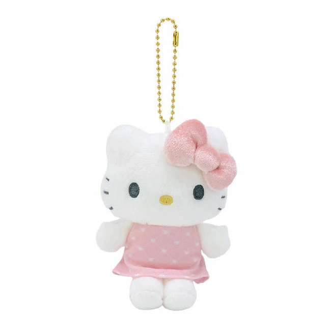 HelloKitty|Sanrio 50th Anniversary Collection Standard Angel Mascot Holder /Plush Keychain| 85x100x45mm approx.