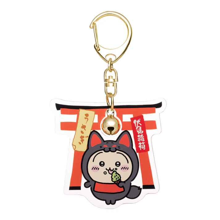 Chiikawa |Fushimi Inari Acrylic Keychain/Keyring| H60 x W60 x D5mm approx.