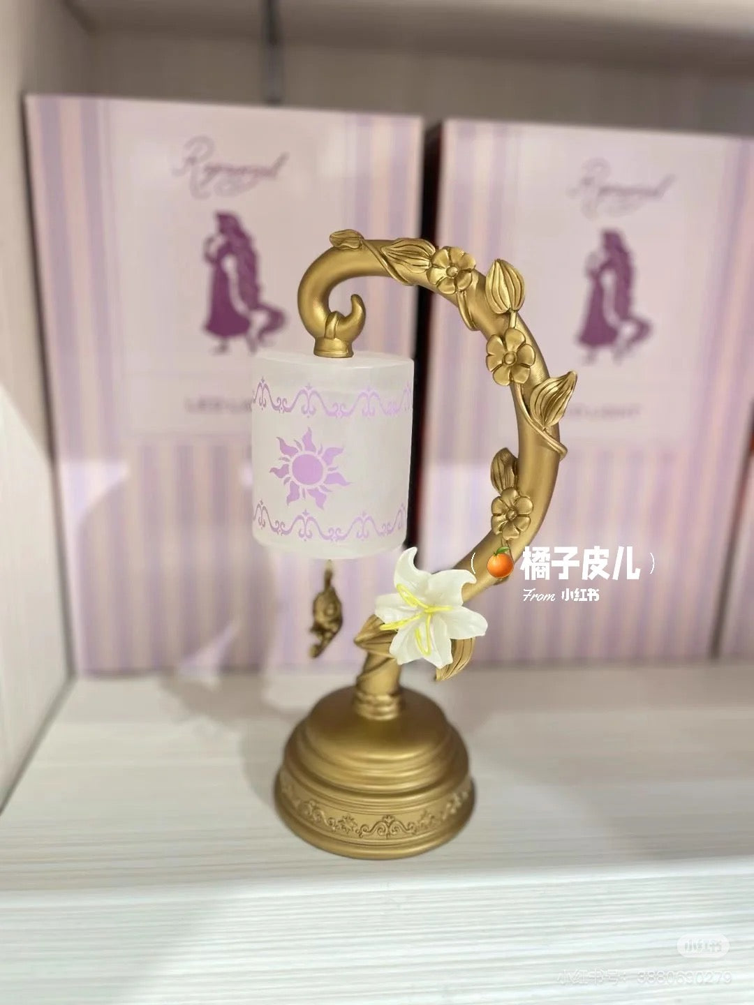 【限购1】Disney迪士尼|Tangled Pascal LED Light FEEL LIKE RAPUNZEL lantern cute长发公主幻想之泉乐佩帕斯卡LED台灯/小夜灯|約高さ21.5×幅11×奥行き8.2(cm)