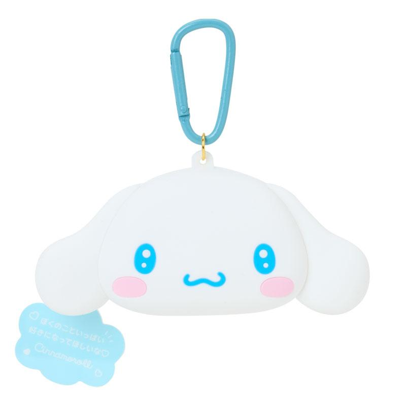 Sanrio|Character Grand Prix 3rd Edition I want you to love it a lot!Face-shaped Silicone Mini Accessory Pouch|12×3.5×6cm approx.