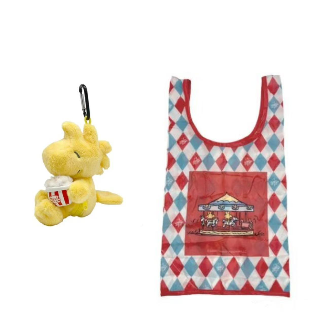 Snoopy|Peanuts Eco Bag Plush Keychain|H19 x W14 x D12cm approx.