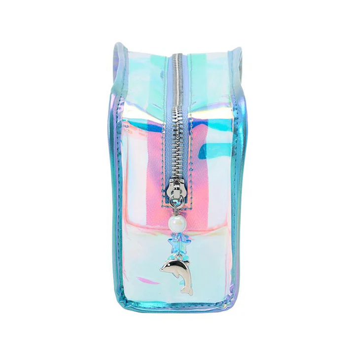 Sanrio|Shiny Dolphin Characters PVC Pouch|W17×D7×H11.5cm approx.
