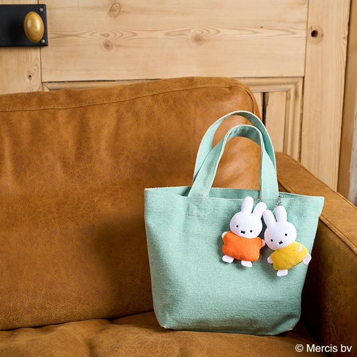 Miffy|color Petit Mascot Holder /Plush Keychain|H10.5 x W6.5 x D1.5cm approx.
