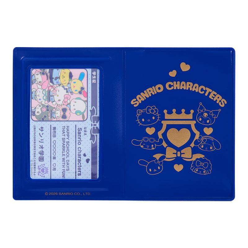 Sanrio|Academy Sparkling Journey Glittler Student ID Card Style Flake Sticker Set & Case|8.5×6cm approx.