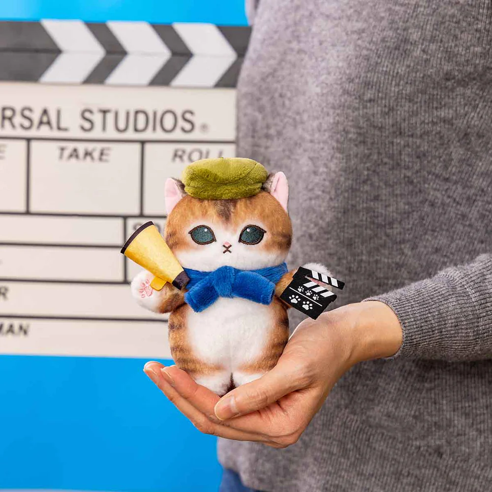 Mofusand|mofumofu journey Movie Director Mascot Holder /Plush Keychain|150×135×90mm approx.