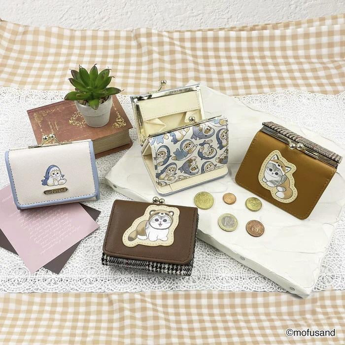 Mofusand|鲨鱼猫PU皮钱包|H80×W95×D30mm