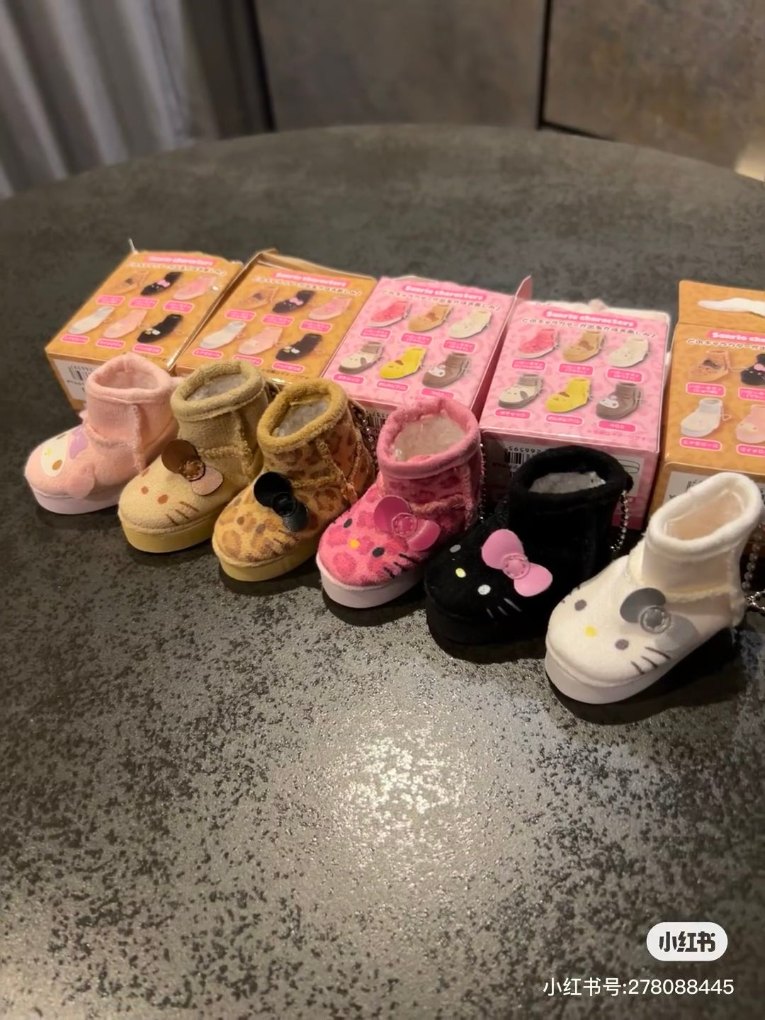 Sanrio|Mini Boots Charm Keychain mystery bag/blind box/All 6 types|1pcs