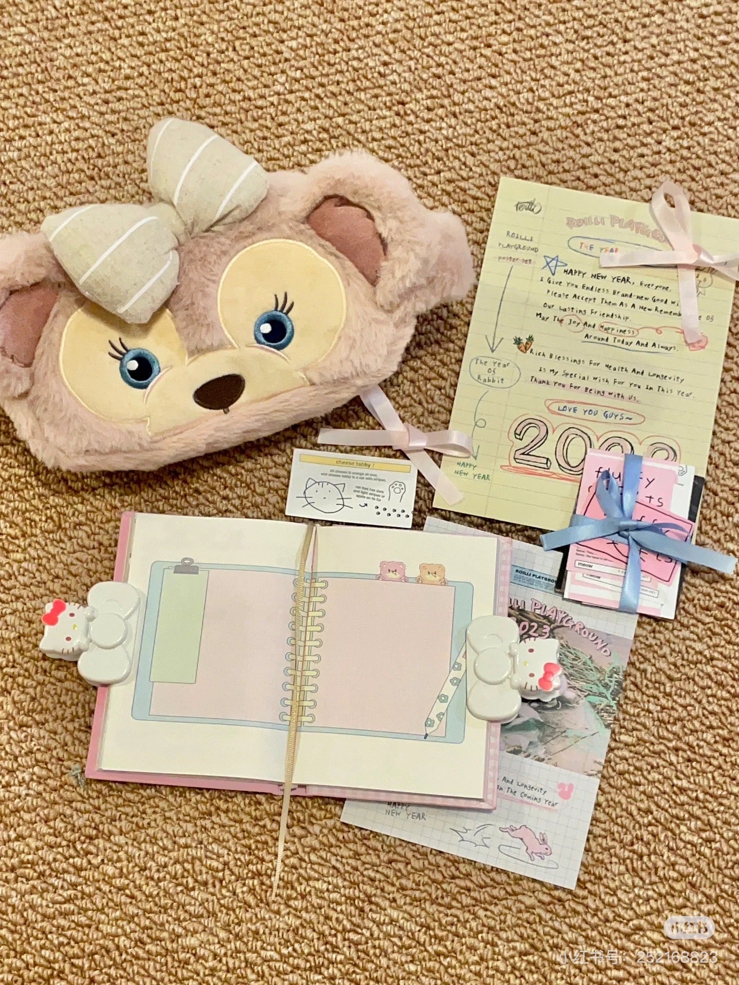 Disney SH|Duffy达菲/ShellieMay雪莉玫/玫玫大容量毛绒笔袋