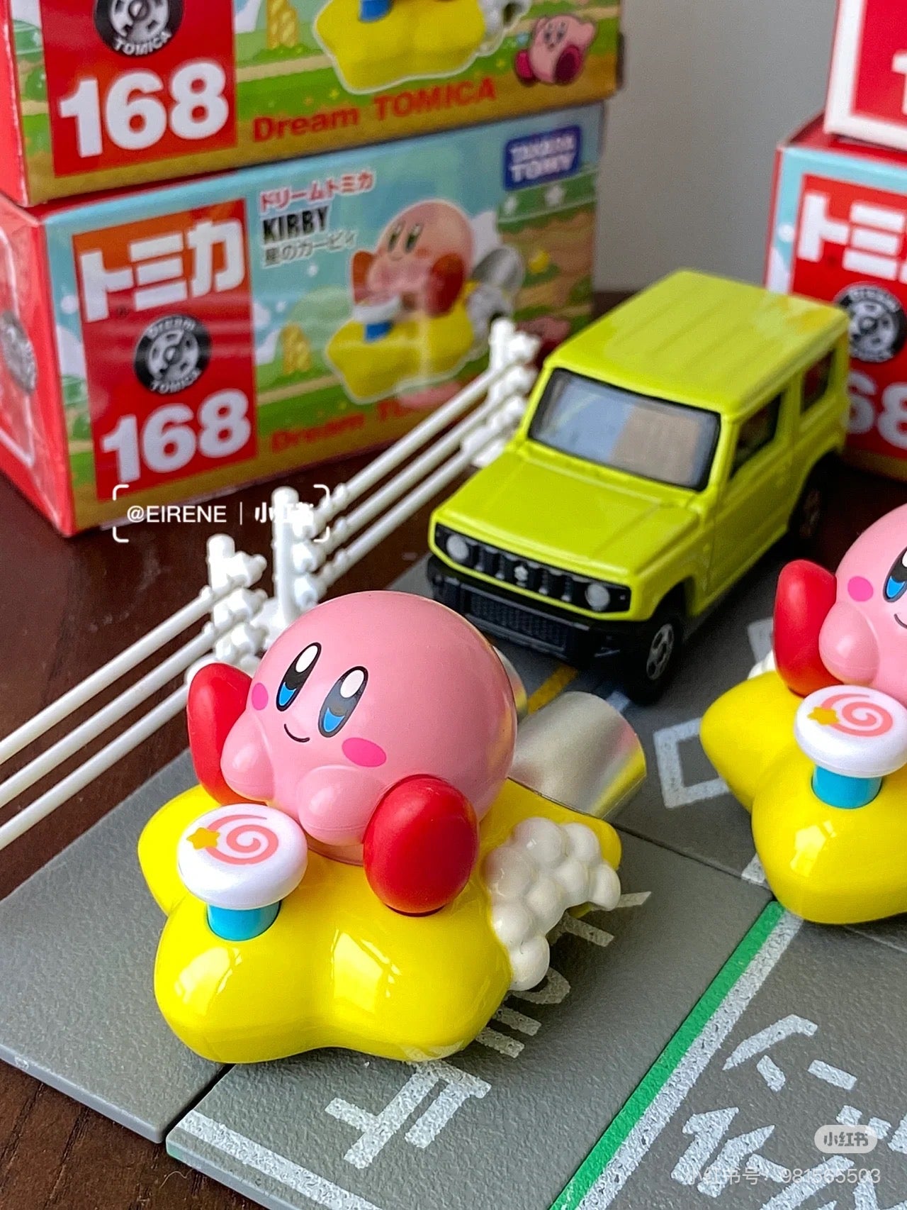 Tomica|Dream Tomica多美卡星之卡比玩具汽车/摆件|约7.8 x 4.2 x 4 cm