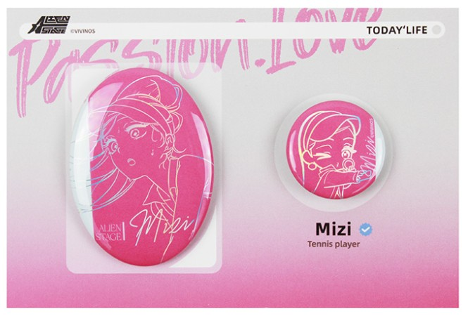 Alien Stage|Passion Series Can Badge Set|4.6 cm × 6.4 cm approx.