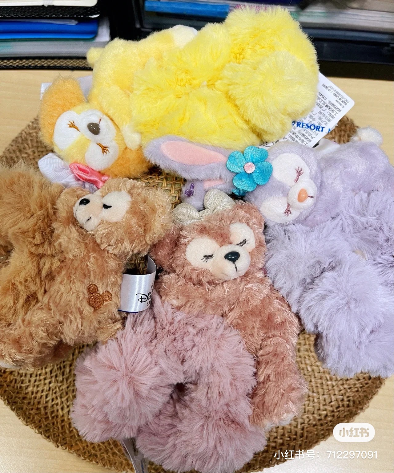 Disney SH|软乎乎毛茸茸可爱角色发圈