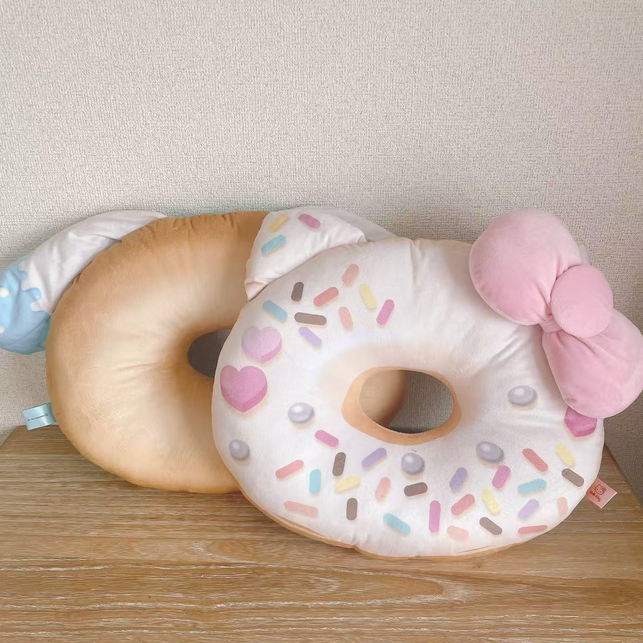 Sanrio|Cushion Donut|42×11×37cm approx.