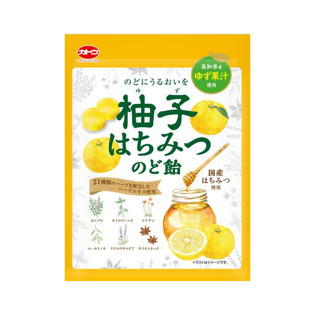 平行进口|加藤制果蜂蜜柚子口味润喉糖|58g【25.4】