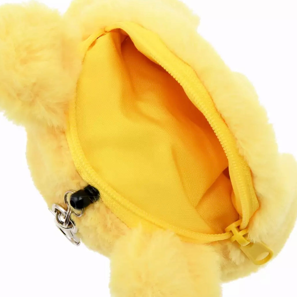 Disney|噗噗小熊维尼winnie the pooh熊头卡包/零钱包两用零钱包|縦約15×横13.5×厚み8(cm)