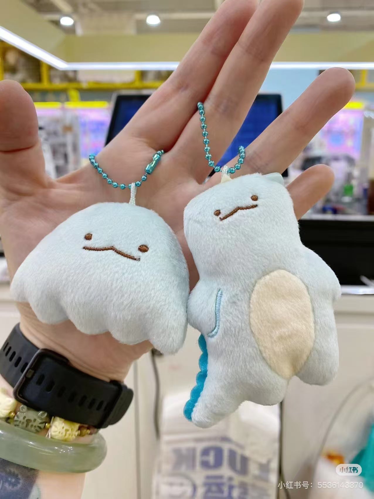 Sumikko gurashi|What if Evolved Tokage Plush Badge With Ball Chain|65×75×25mm approx.
