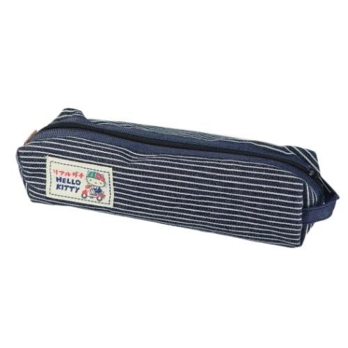 Hello kitty凯蒂猫|限定西瓜kitty日式条纹笔袋/铅笔盒
