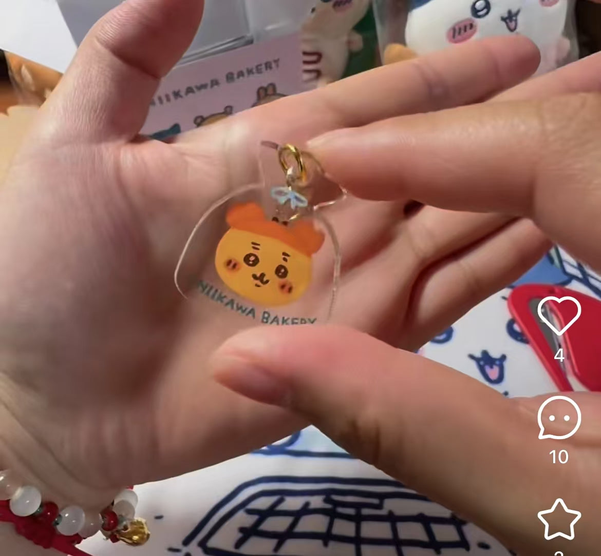 Chiikawa|Bakery Trading Mini Acrylic Charm mystery bag/blind box/All 9 types|1pcs