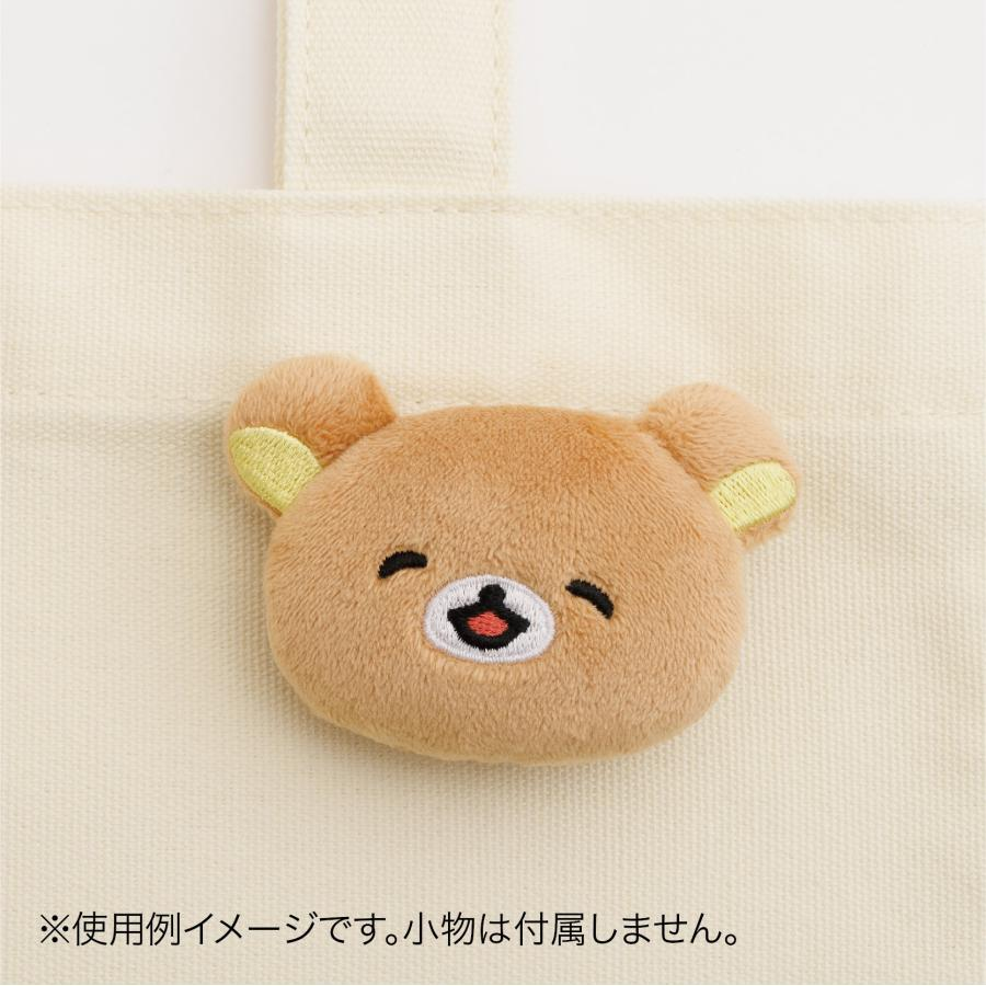 Rilakkuma|Warm and Relaxed Plush Badge|50 x 60 x 80mm approx.