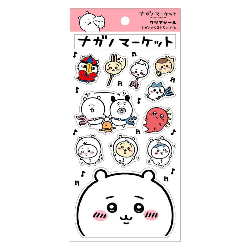 Chiikawa|Nagano Market Clear Seal|H190×W90mm approx.