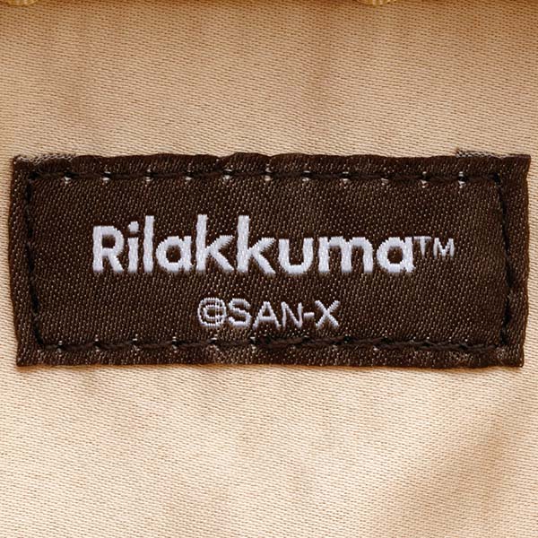 Rilakkuma轻松熊|cafe巧克力甜甜圈系列皮质感化妆包/收纳包/背后有纸巾位|约105×140×50mm