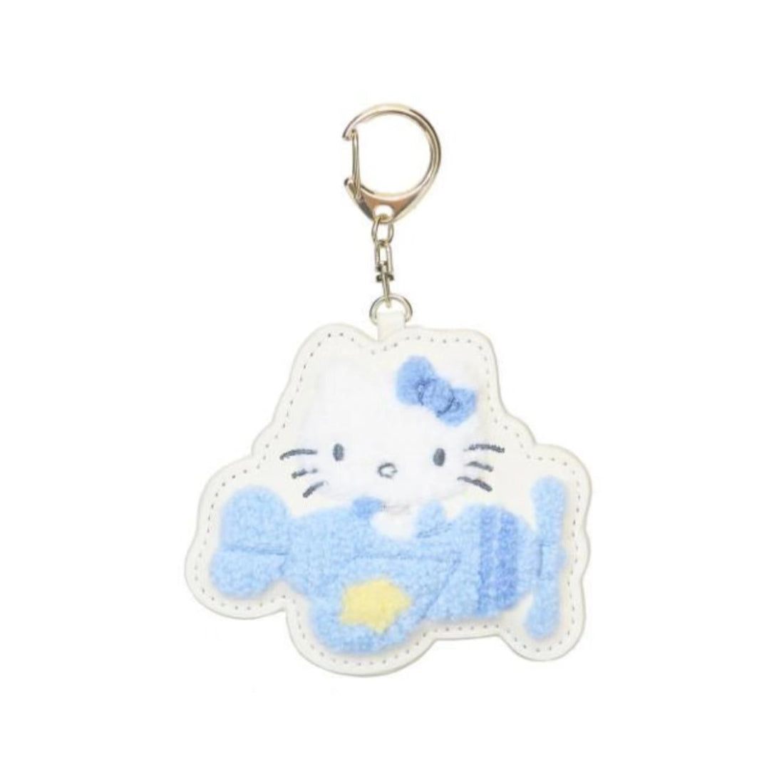 Sanrio|Hello Kitty Character Key Ring Sagara Keychain Airplane|92x81x10mm approx.