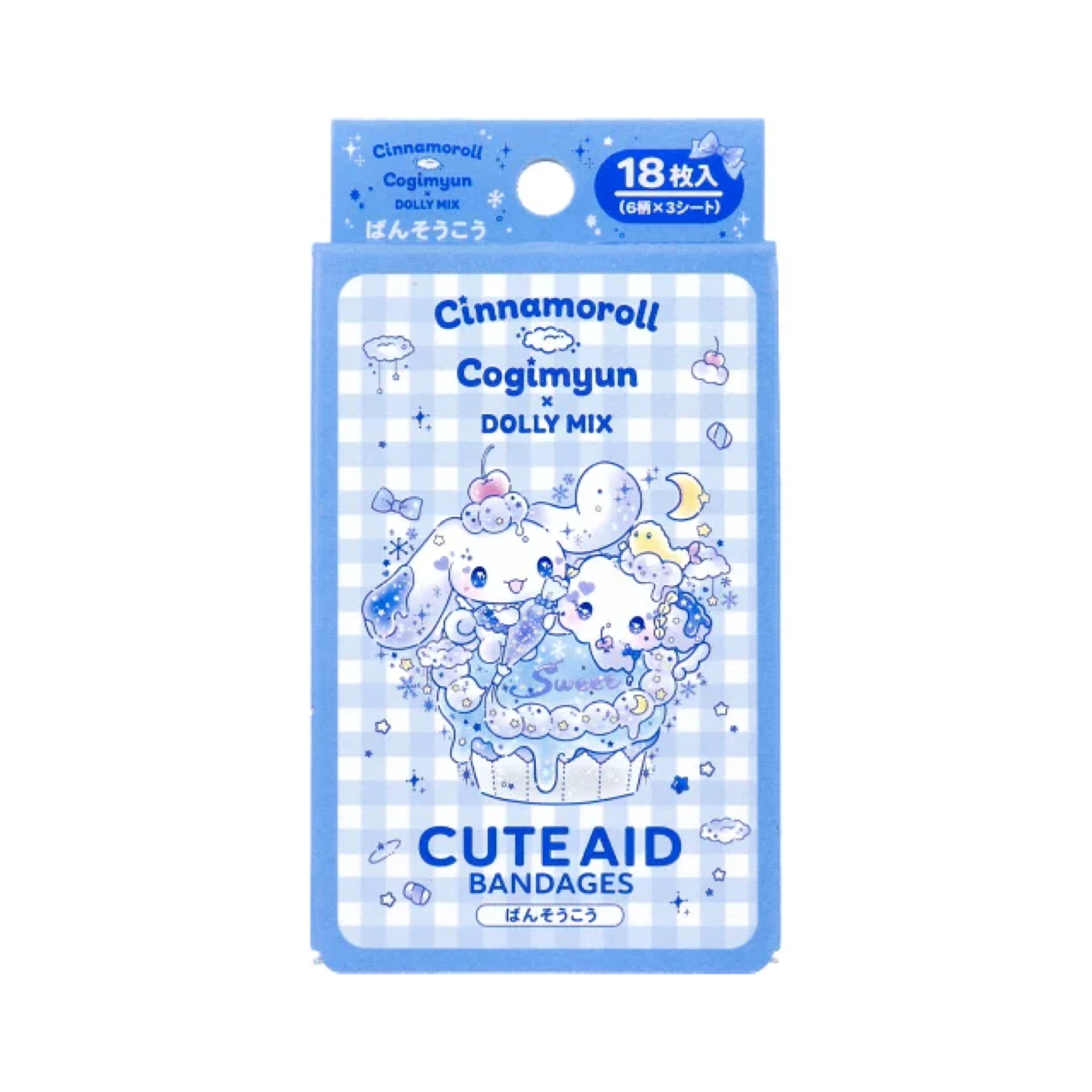 Sanrio|Cinnamoroll x Kogimyun DMX CUTE AID Bandages|18 sheets