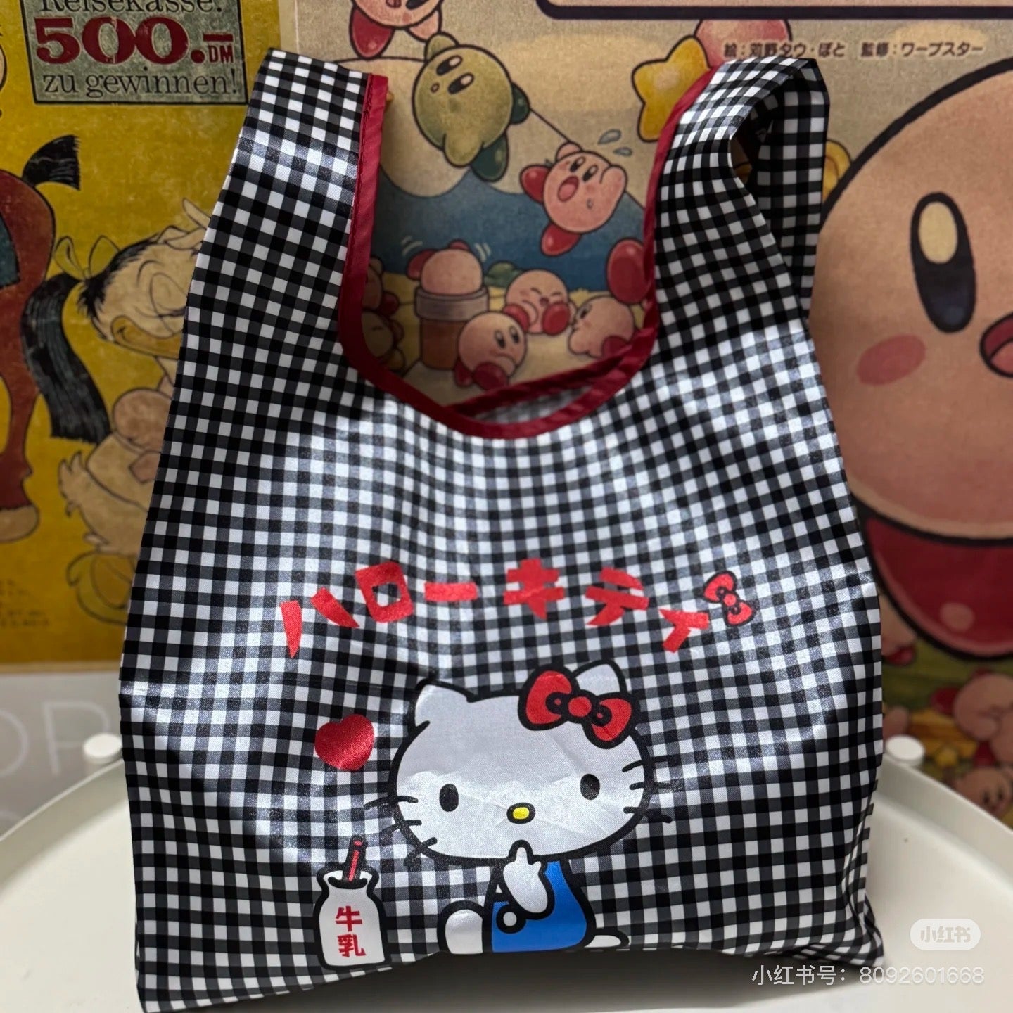 Sanrio|Mni Eco Bag with storage pouch|H420 x W270mm approx.