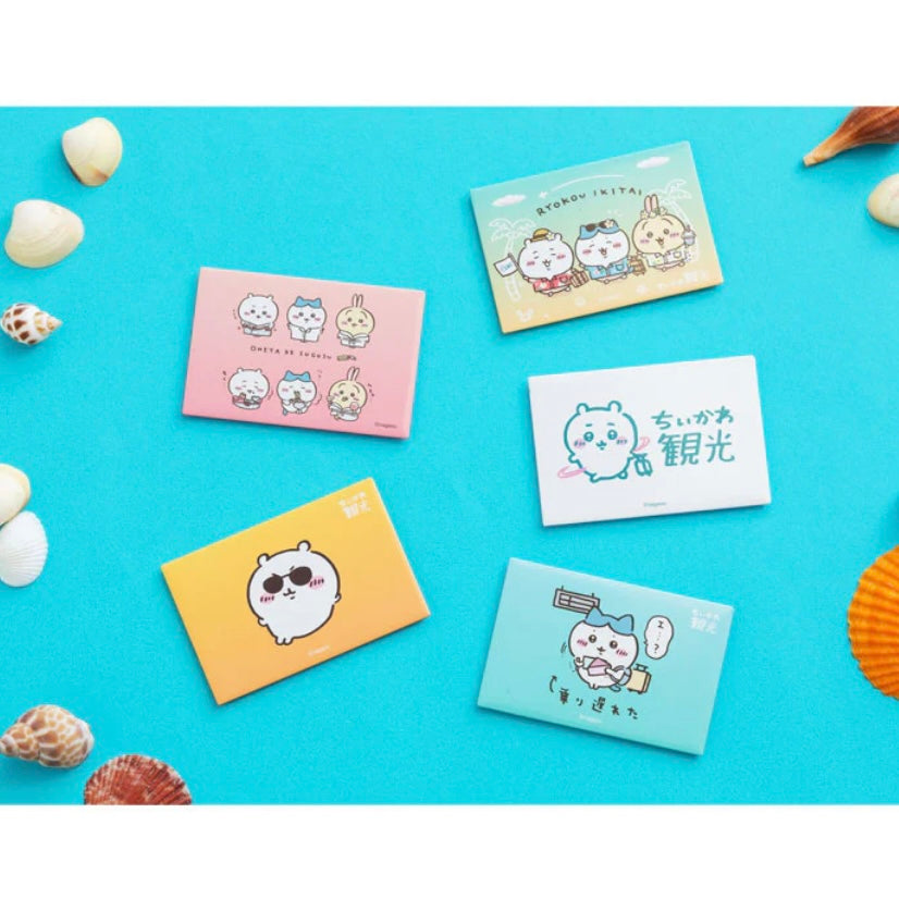 Chiikawa 吉伊卡哇|旅行观光系列长方形冰箱贴|約H53×W78mm