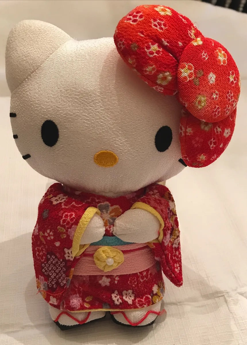 Sanrio三丽鸥|和服Hello kitty玩偶/公仔|高约20cm