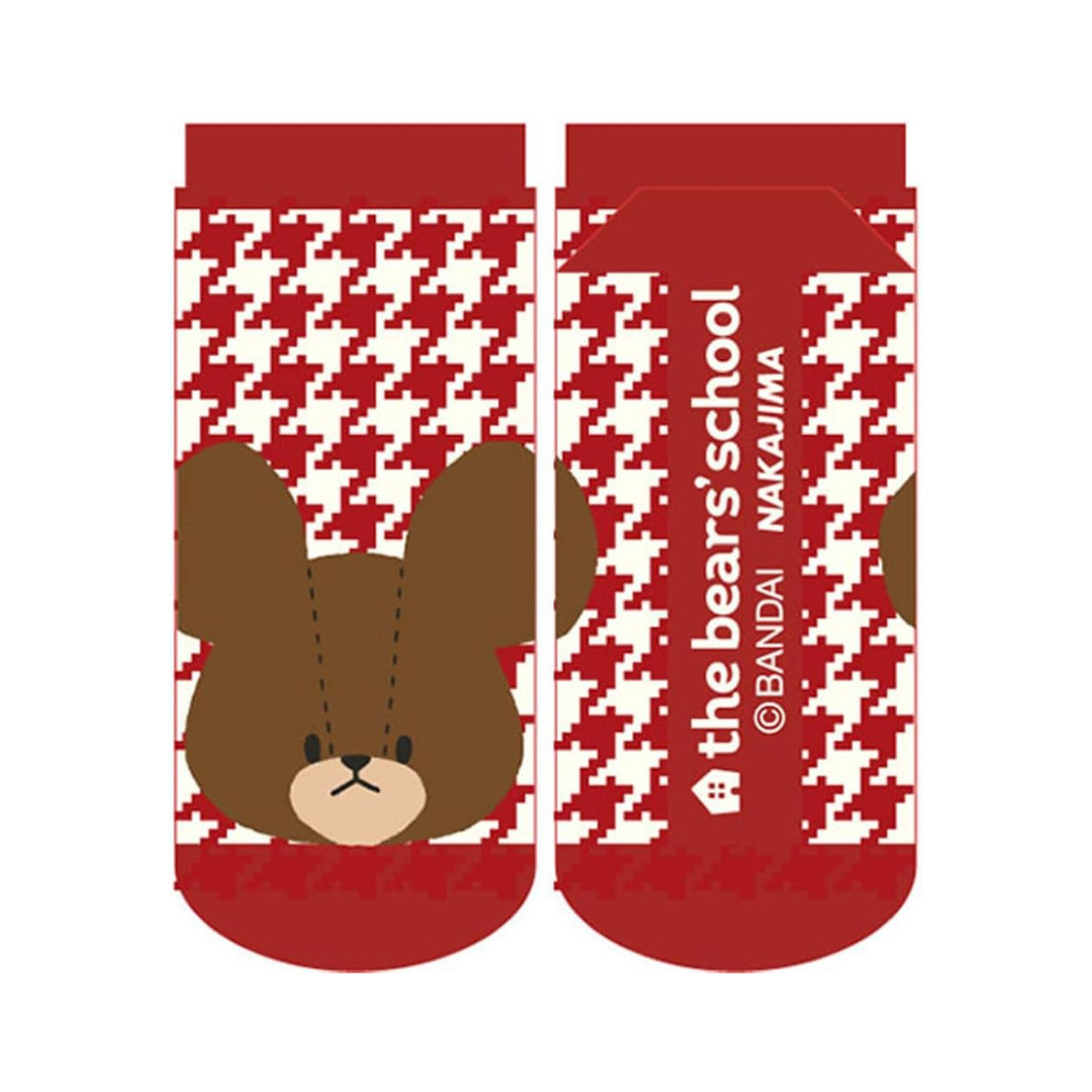 The bear’s school上学熊|学院限定千鸟格小袜子|约13-18cm