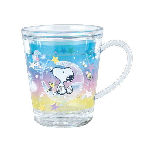 Snoopy|卡通透明树脂杯|約H103×W110×Φ87mm