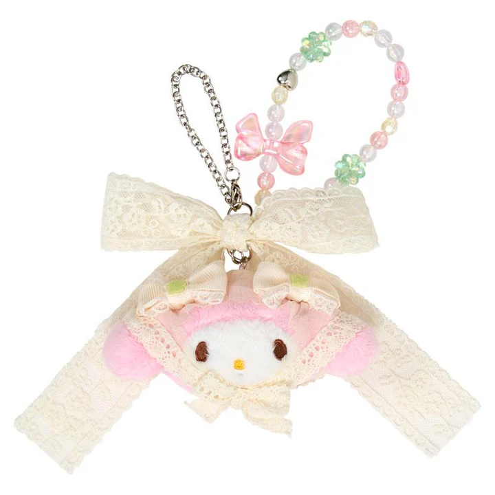 Sanrio|Forest Lace Bag Charm/Plush Keychain|W13.5×D4×H8cm approx.