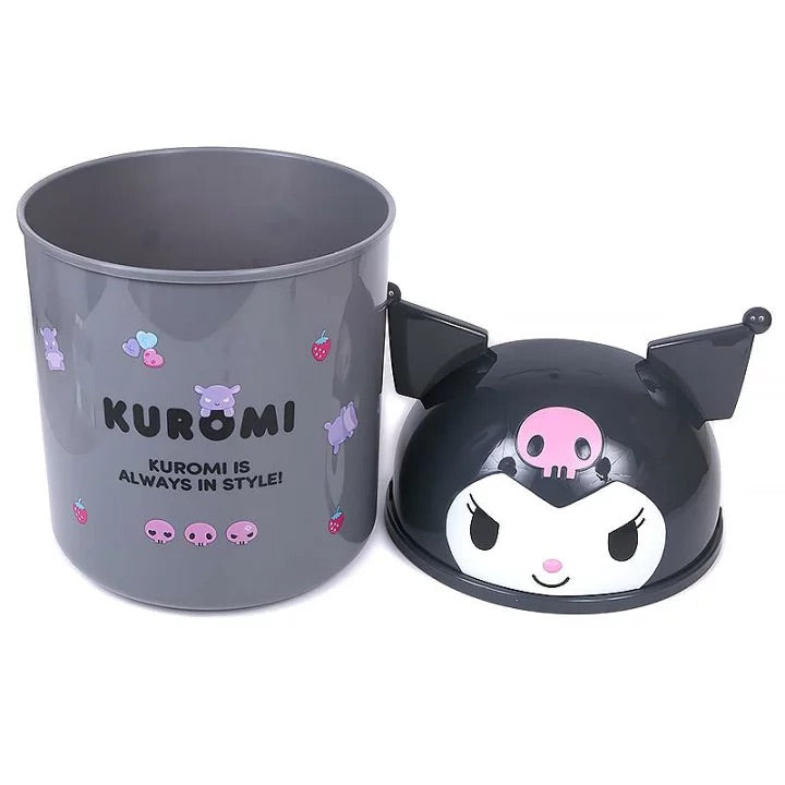 Sanrio|角色大脸收纳筒/桌面大型垃圾桶|约23×22.5×37.5cm