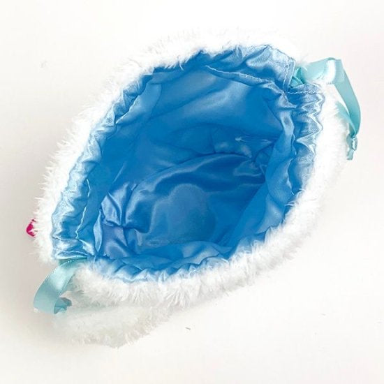 Sanrio|角色大头毛茸茸巾着包/束口袋/防水内里