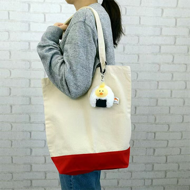 Nici|Rice Ball Mascot Holder /Plush Keychain|Height 8cm approx.