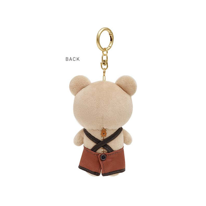 Rilakkuma轻松熊|cafe巧克力甜甜圈系列挂件|约125 x 85 x 50 mm