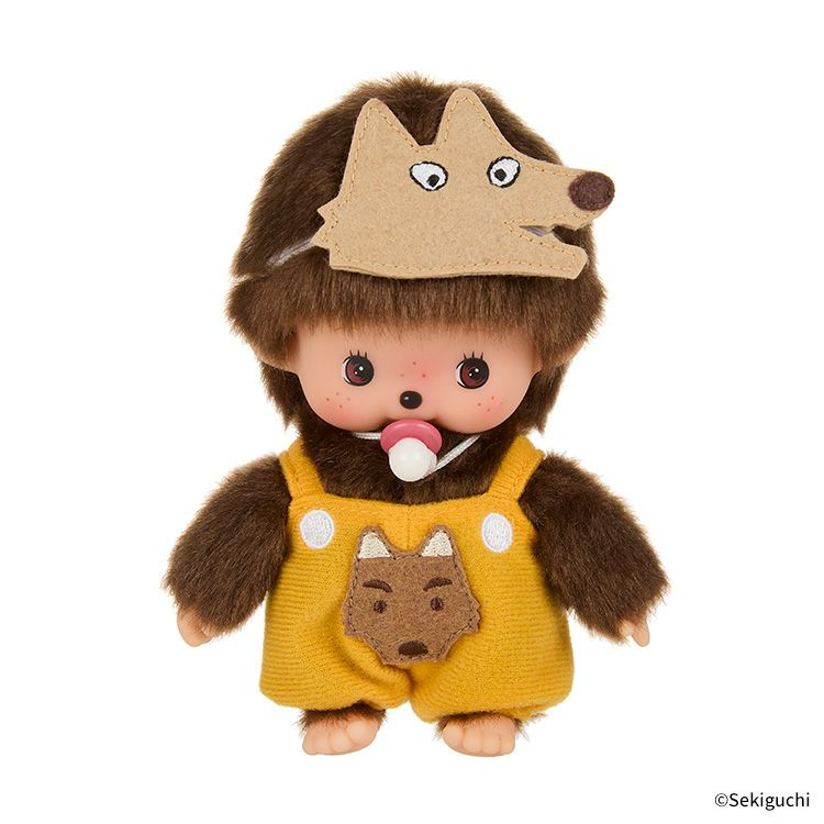 Monchhichi|Babychhichi Revival Dance Party Little Red Riding Hood &Wolf Plush Dolls/Plush Toy|H13.5 x W10 x D7cm approx.