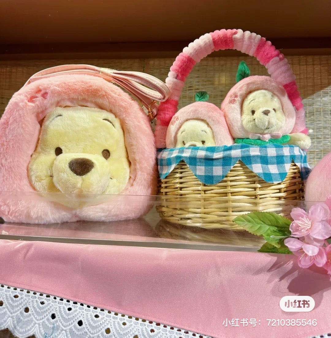 Disney SH|winnie the pooh超柔软mochi水蜜桃噗噗全系列