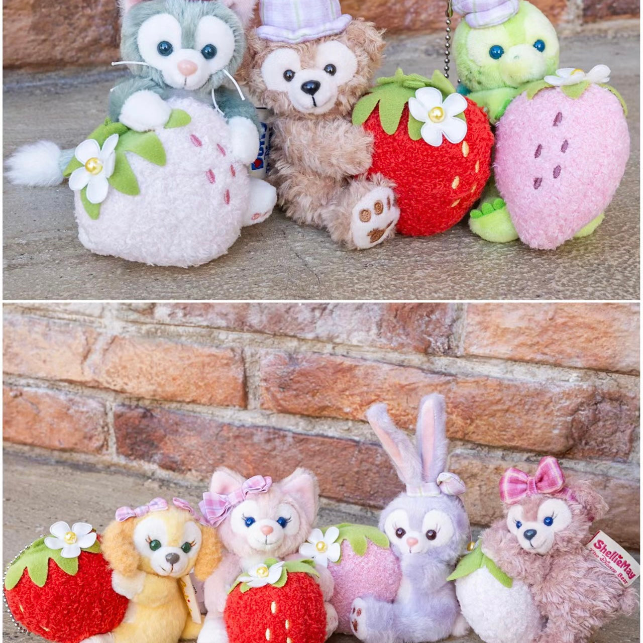 Disney迪士尼|东迪草莓情人节限定坐姿挂件/包挂