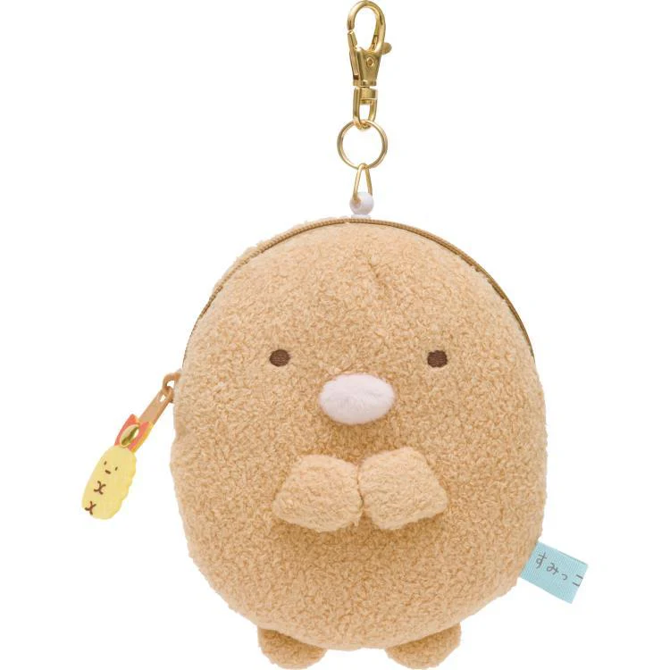 Sumikko gurashi|Plush Pass Case with Reel|145×115×45mm approx.