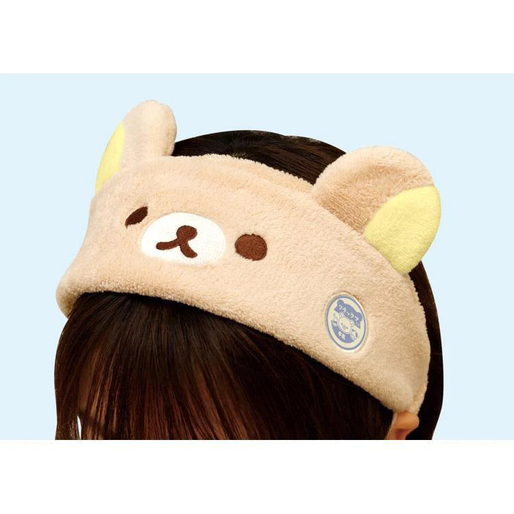 Rilakkuma轻松熊|泡澡/温泉系列可爱发带|约H150×W180mm