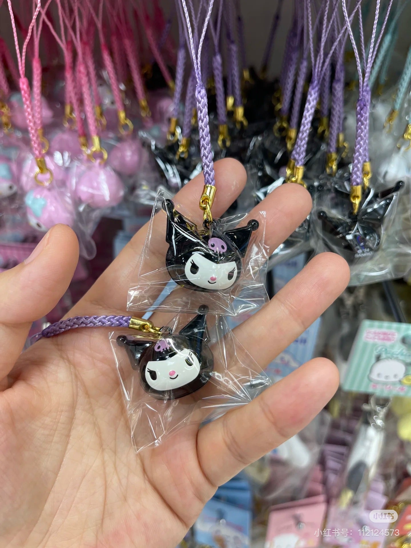 Sanrio|Face Shaped Bell Phone Charm|5.3 x 4.7 x 2.6cm approx.
