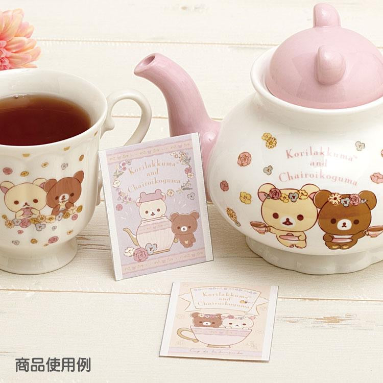 Rilakkuma轻松熊|花环茶会限定小信封信纸/贺卡|15枚入/90×60×15mm