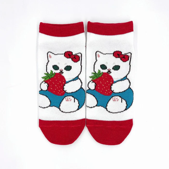 Mofusand|Sanrio × Mofusand Ankle Socks|Ladies 23-25cm